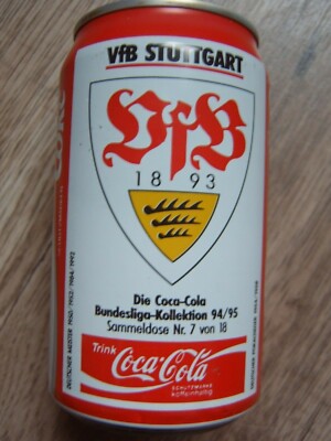 COCA COLA 0,33 l Dose Bundesliga-Kollektion 94/95 VfB Stuttgart 1893