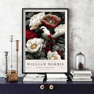 William Morris Druck, William Morris Ausstellung Poster Floral, Blume (235c)