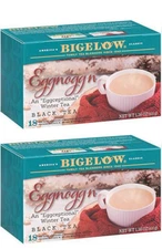 Lot 2 NIB Bigelow Eggnogg Black Eggnog Tea 36Bag Instant Christmas Gift FreeShip