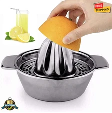 1 pc Stainless Steel Manual Citrus Juicer Hand Press Lemon Orange Squeezer