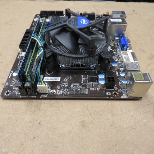 MSI H81M-P33 4th Gen Micro ATX Motherboard Bundle LGA 1150 8GB DDR3 i3-4160 I/O - Afbeelding 4 van 6