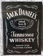 Jack Daniel's Old No.7 Tennessee Whiskey Sealed Playing Cards Poker Size