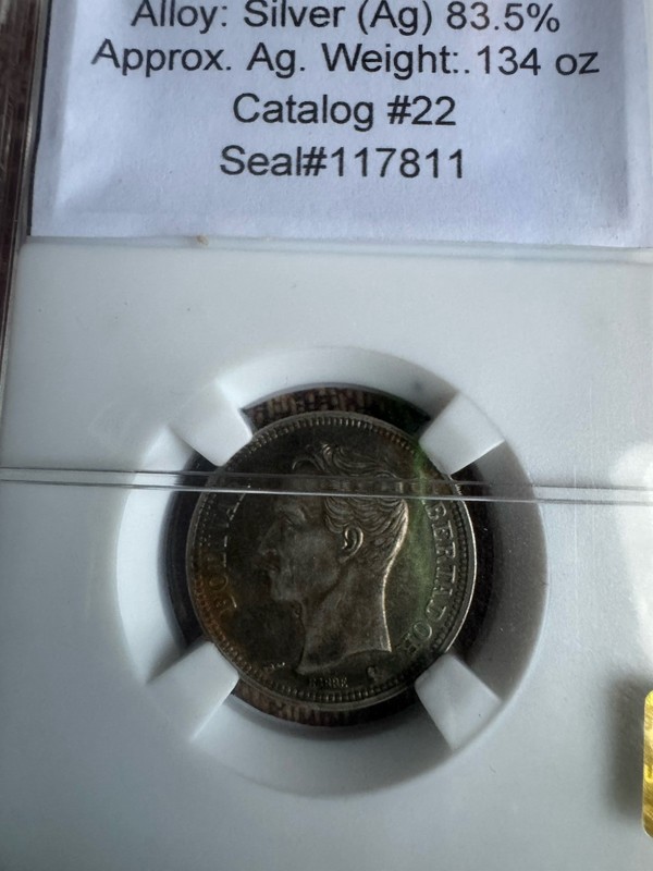 SILVER Coin SPOT Value $7.51 VENEZUELA Bolivar 83.5% .134 Oz Buy It now Cool