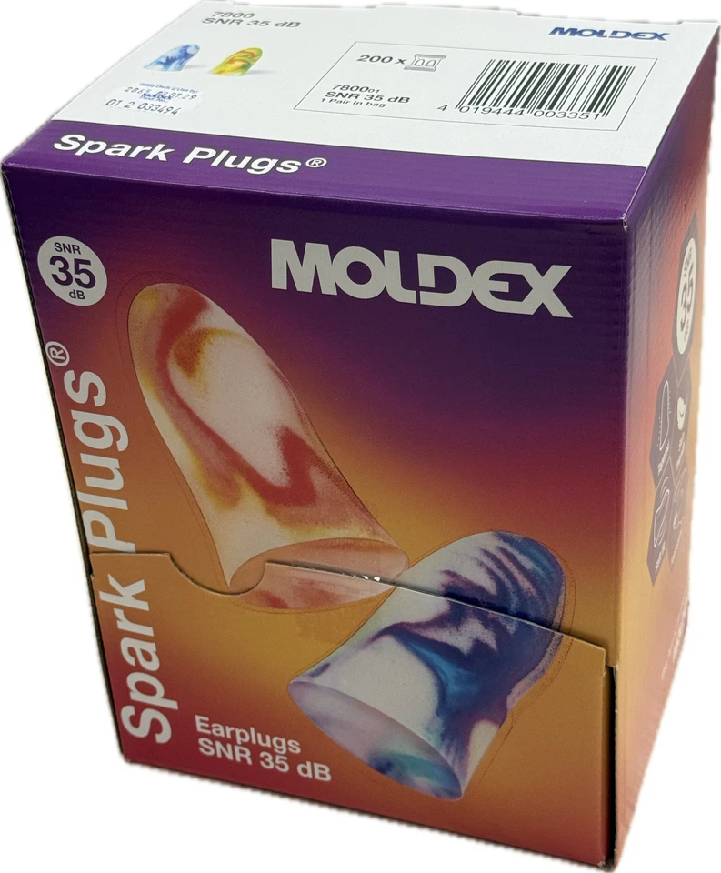 Moldex Spark Plugs 7800 Gehörschutz Profi Ohrstöpsel SNR 35dB angenehm softig - Bild 4 von 4
