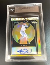Leaf Ichiro Autographed Card - Limited Edition Special Case Near Mint Condition