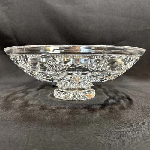 Vintage Waterford Crystal  Footed Bowl 10” Pedestal– Deep Cut