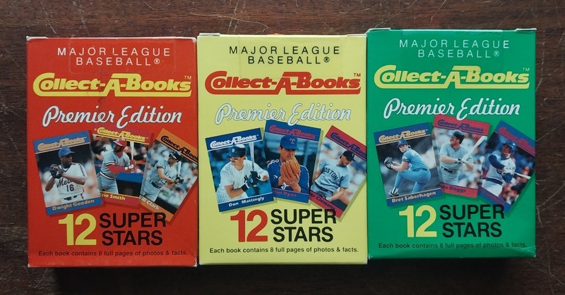 1990 MLB Collect-A-Books Premier Edition Complete 3 Box Sealed NEW