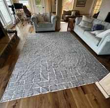 Ruggable Flatwoven Washable Rug 8’x 10 Cover Only No Pad