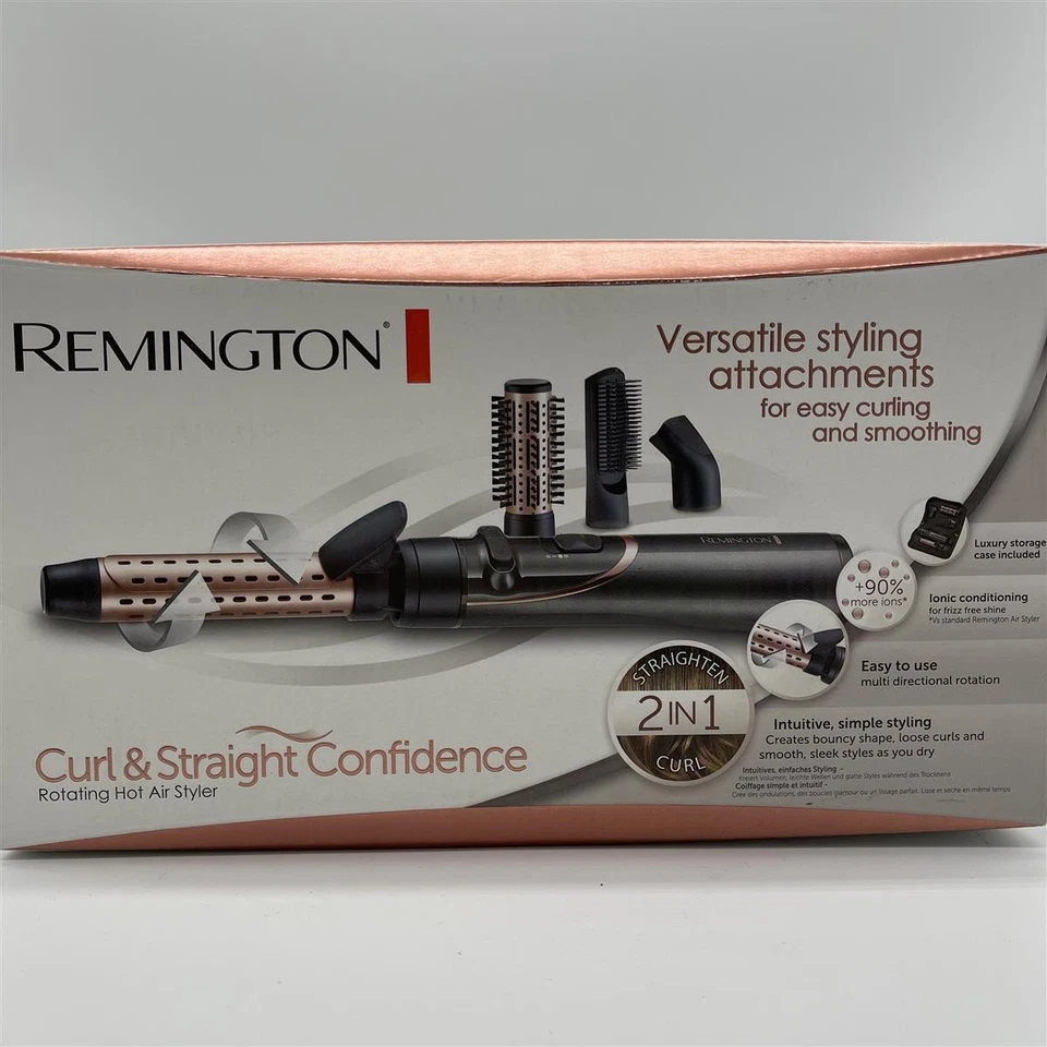 Remington Warmluftbürste rotierend (automatisch) Curl & Straight 3-in-1
