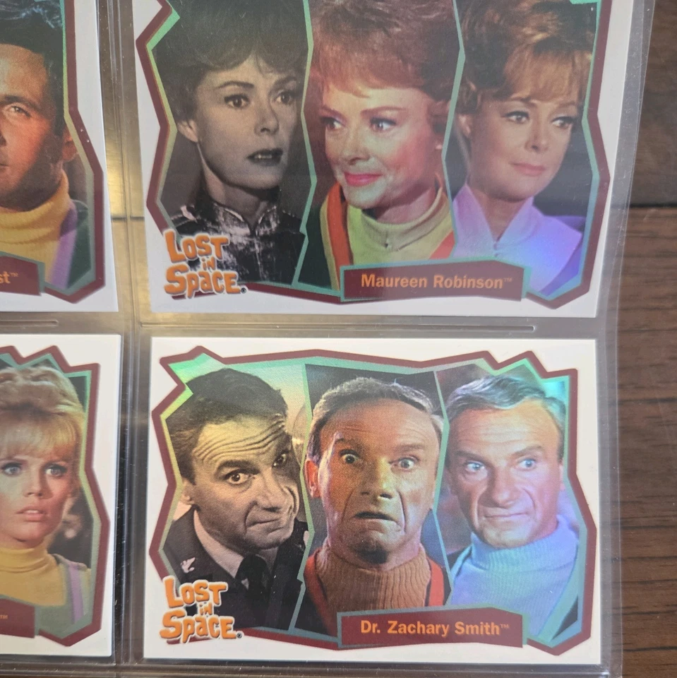 Lost in Space (Rittenhouse) 2005 lámina de personaje 7 tarjetas de personaje casi nuevo Foto 3 de 4