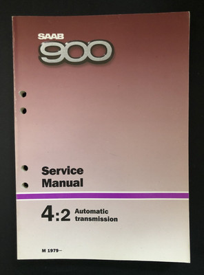 Saab 900 Automatic Transmission Service Manual 1980 1981 1982 1983 1984 1985