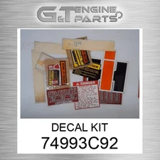 74993C92 DECAL KIT fits INTERNATIONAL TRUCK (Surplus Open Box)