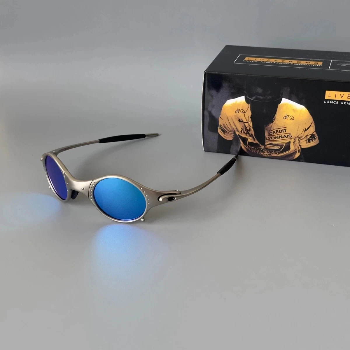Oakley Blue Round Sunglasses for Men for sale | eBay