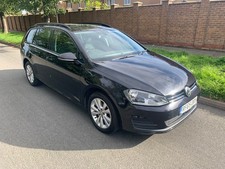 2015 VW Golf 1.6 TDI 110 SE EURO 6 diesel estate black £20 A Year TAX FSH DAB