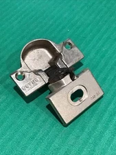 Single (1) Grass 830 Nickel Cabinet Door Hinge w/ 830-33 mounting base plate