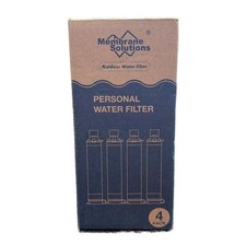 Personal Water Filter Straw 4pack Portable Outdoor Drinking Water Purifier 5000L