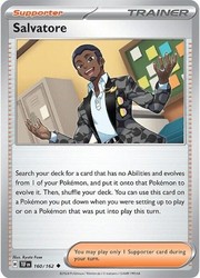 Salvatore 160/162 Temporal Forces Uncommon Pokemon TCG