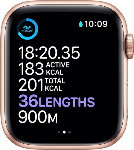 Apple Watch Series 6 Stal nierdzewna 44MM - Złoty/Różowy - 4G - A2376 - Zdjęcie 12 z 12