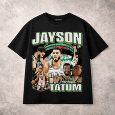 Jayson Tatum T Shirt Boston Celtics NBA Basketball Star Playoffs Graphic Tee