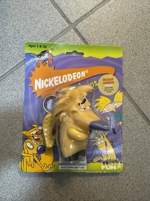 Neu SELTEN 1999 CatDog Nickelodeon Basic Fun Norbert Schlüsselanhänger Hund