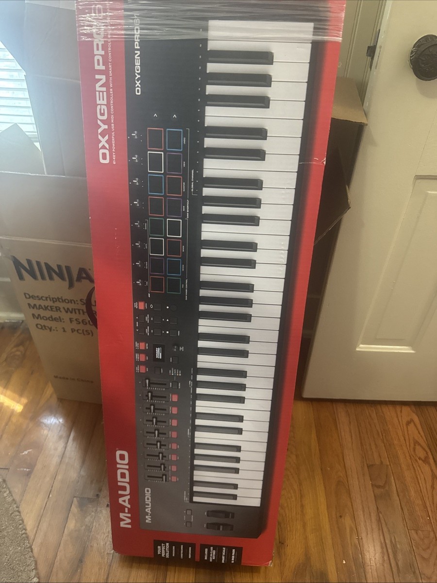 M-Audio OXYGEN PRO 61 USB MIDI Keyboard Controller for sale online
