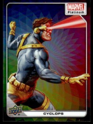 Cyclops Rainbow Color Wheel #60 2023 Upper Deck Marvel Platinum