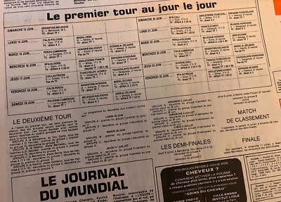 Journal L'Equipe Collector 12/06/1982 - Début Coupe Du Monde Espagne 82 - Maradona