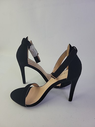 Fashion Nova donna nero "Charlie" cinturino alla caviglia punta aperta tacchi alti taglia 6 1/2. - Foto 9 di 15