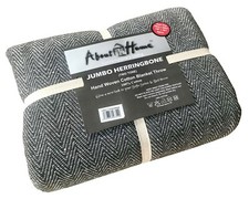 Image of Herringbone Cotton Throws all sizes (Chair, Single, Double, King, Super King)
