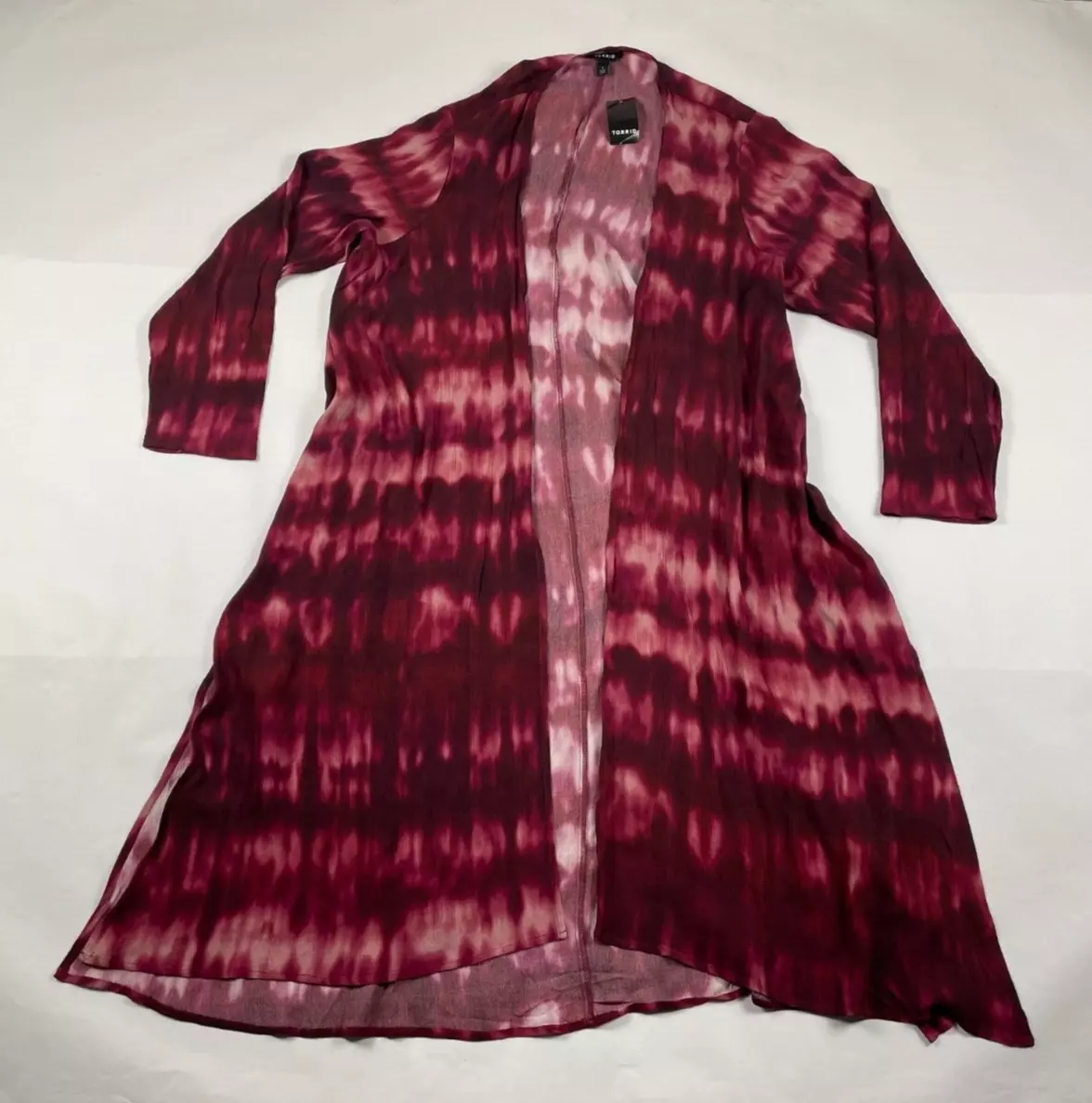 Gauze kimono cardigan top