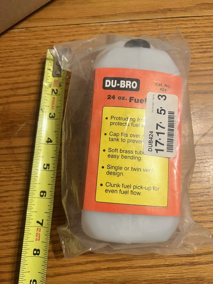 DU-BRO 424 S24 Square Fuel Tank 24 Oz - Image 2 of 3