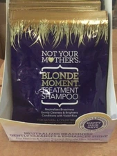 (Lot of 9) Not Your Mother's Blonde Moment Treatment Shampoo 1oz packs (NEW)