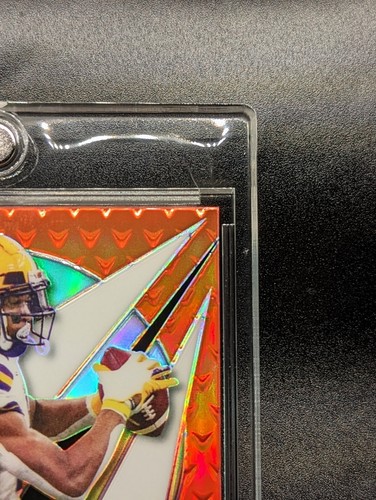 JA'MARR CHASE Rookie Auto 2021 Leaf Valiant Orange Prizm SP /50 RC - 第 3/7 張圖片