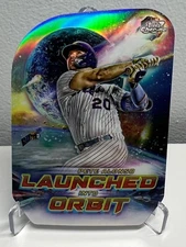 2023 Topps Chrome Cosmic Pete Alonso #LIO-10 Launched Into Orbit New York Mets
