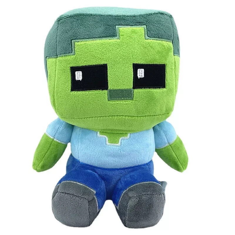 7pic Animais de pelúcia Minecraft Zombies Pelúcia Toy Figures_w