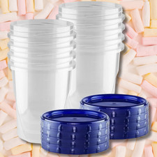 Twist Top Food Deli Containers Screw And Seal Lid 32 Oz Stackable Reusable