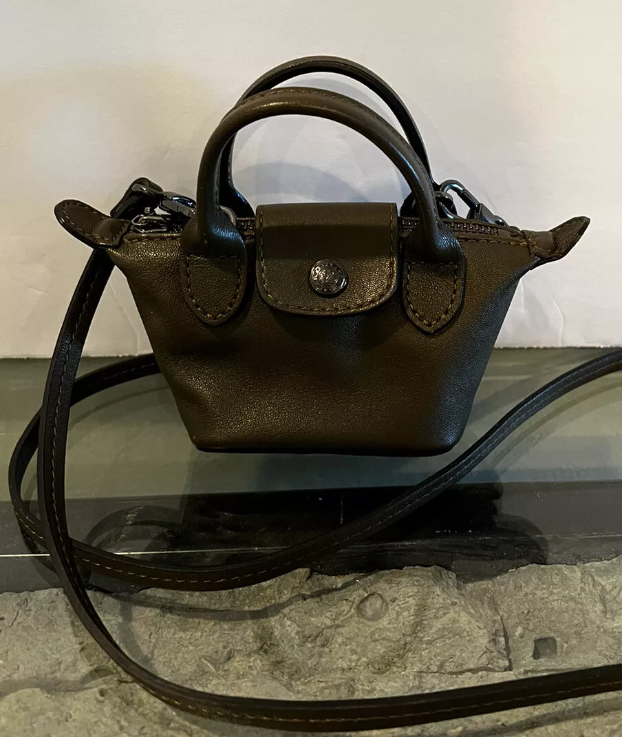 Longchamp Le Pliage Cuir mini top-handle bag