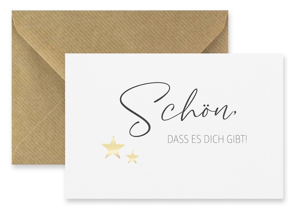 1 Edle GrußKarte Klappkarte + Umschlag Freundschaft, Liebe, Beste Freundin Danke-image