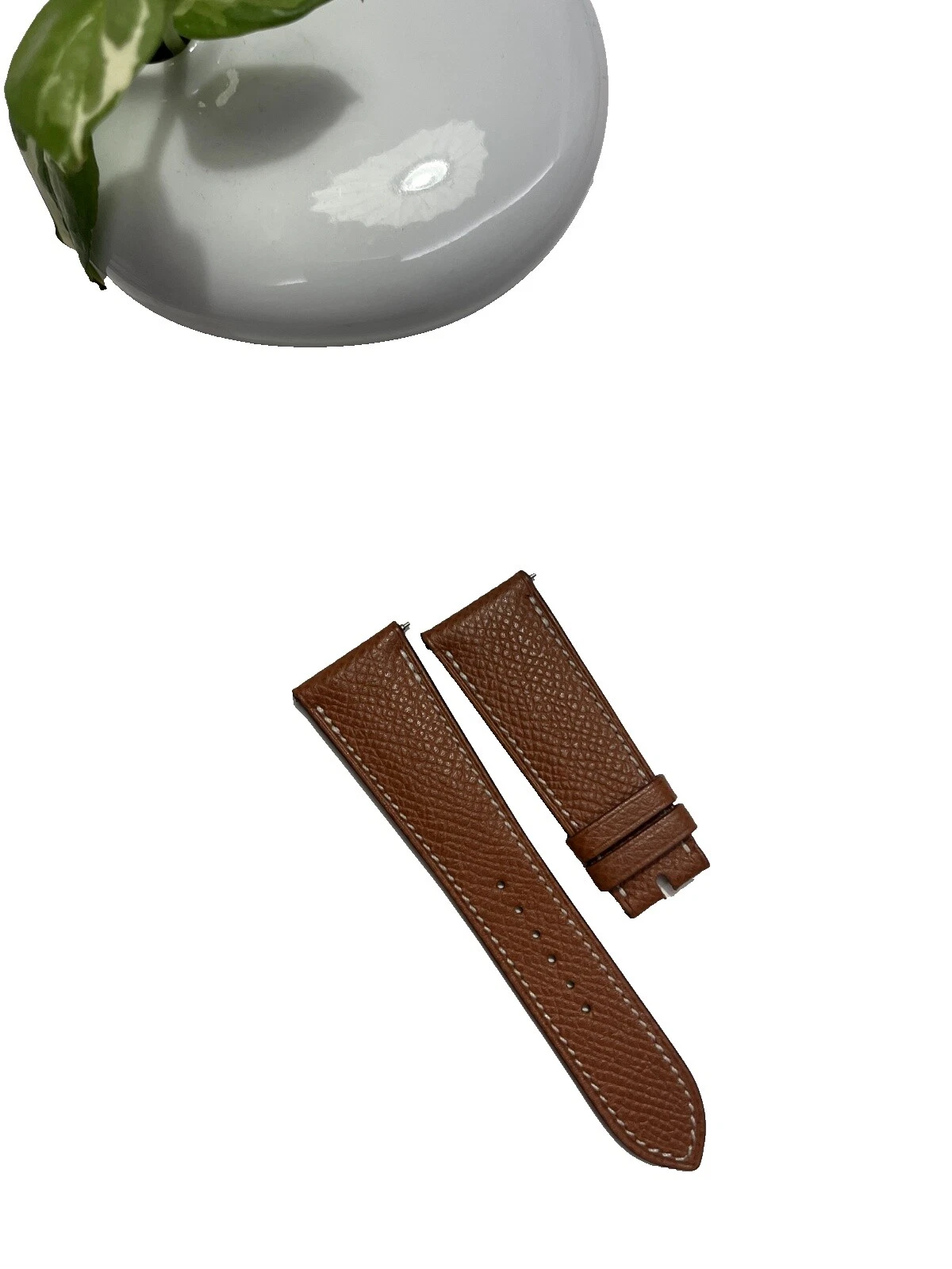 HERMÈS Leather Two-Piece Strap Wristwatch Bands