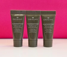 3X Origins Plantscription Anti-Wrinkle Eye Cream 0.5 Oz TOTAL Equals Full Size