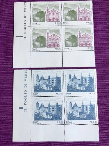 ITALY 2008 UNESCO QUARTINA VAL D'ORCIA AND HISTORIC CENTER URBAN FACIAL € 13.60