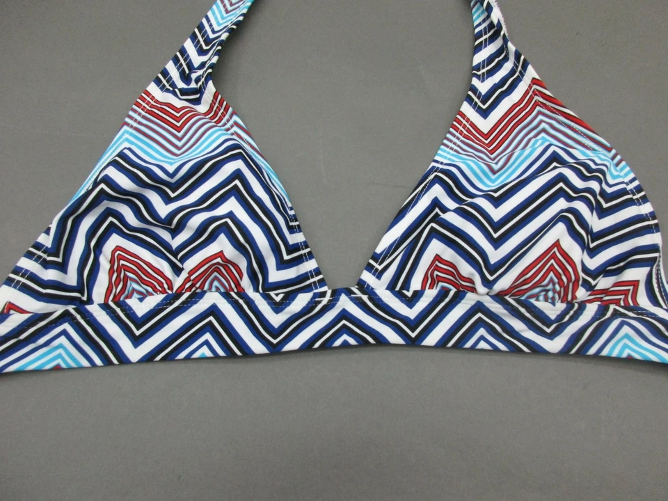 Top de bikini acolchado inalámbrico multicolor talla M para mujer Old Navy 3G Foto 2 de 4