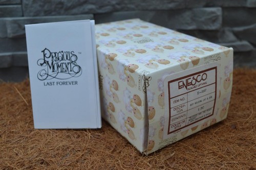 Precious Moments ~ Blessed Are The Peacemakers E-3107 ~ 1979 Dove Stamped ! - Picture 8 of 9