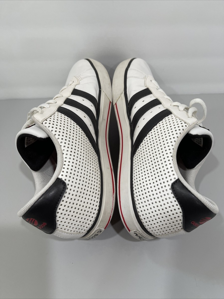 Adidas Vibetouch Men's Low Top Sneakers Shoes Size 11.5 White/Black | eBay