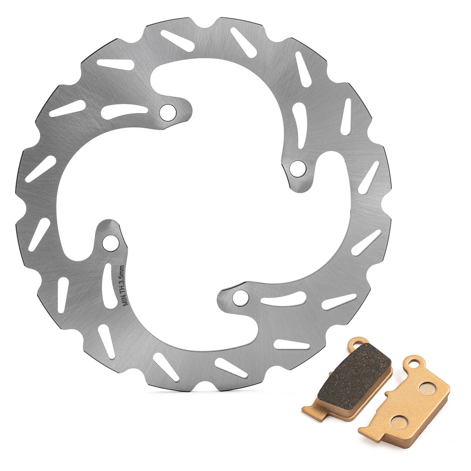 KX250 KX450 For Kawasaki Rear Brake Disc Rotor + Pads KX250 2020 KX450 2019-2024 Foto 3 de 4