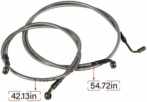 Líneas de freno delanteras traseras 1068 extendidas para Polaris RZR 800/S 800/4 800/XP 900/570 - Imagen 9 de 17