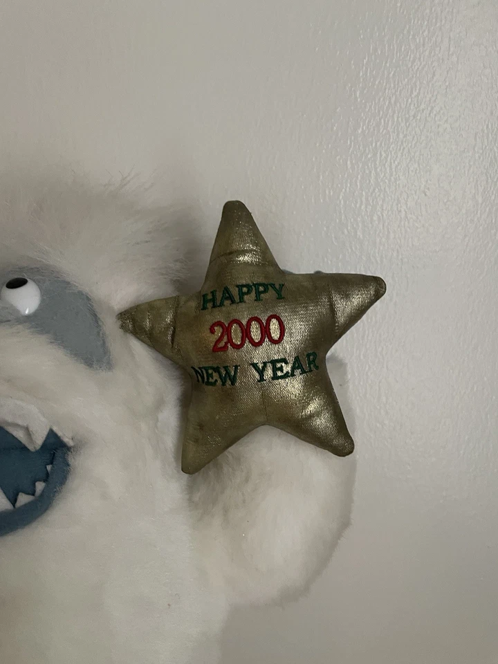 PELUCHE RENO RUDOLPH - FELIZ AÑO NUEVO 2000.  MUÑECO DE NIEVE ISLAND MISFIT TOYS Foto 2 de 4