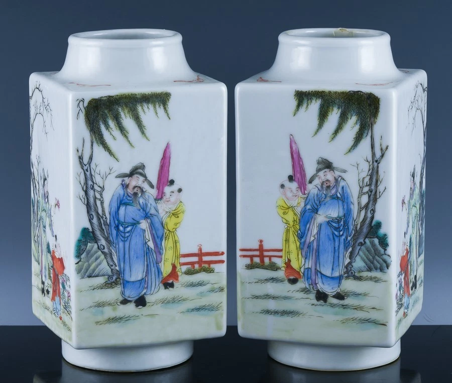 乾隆Mark 印第安纳中国古董花瓶| eBay