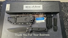 RARE Benchmade 119SBK ARVENSIS Sibert Design 154CM