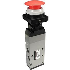 1PC SMC CORPORATION NVFM250-N02-00 Basic Pneumatic Manual Control Valve, NPT 1/